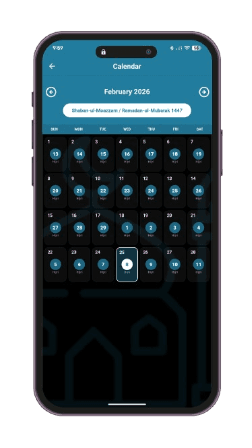 THE IQRA QURAN prayer times app screen